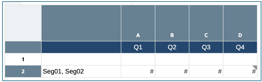 Segment Analysis Grid