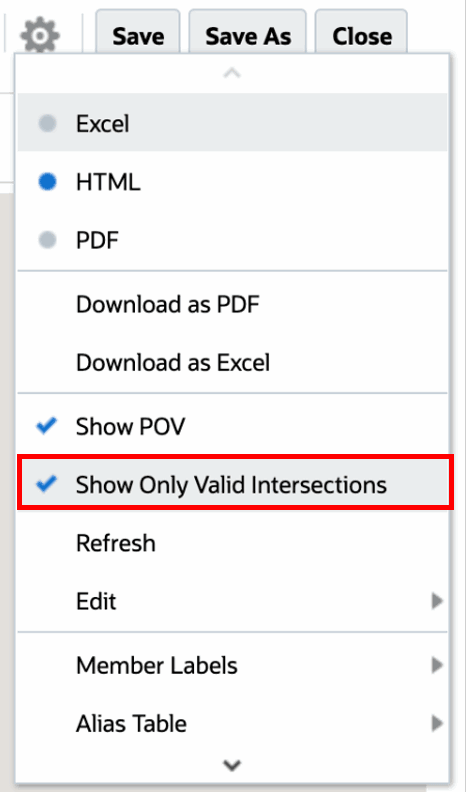 Show only valid members Show only valid members