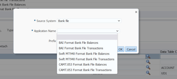 Image shows the Source System page.