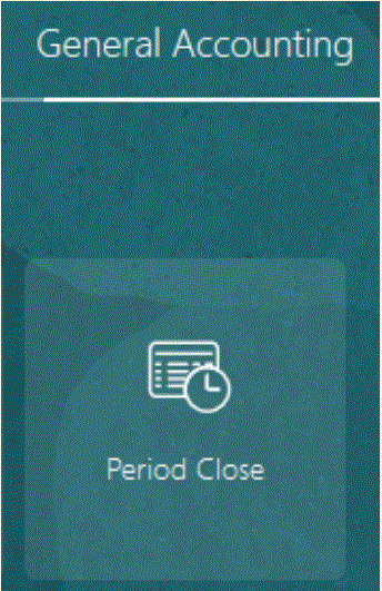 Image shows the General Accounting page.