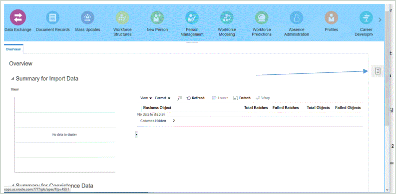 Image shows Overview tab