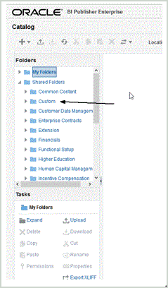 Image shows the Catalog screen