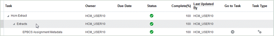 Image shows the Task screen.