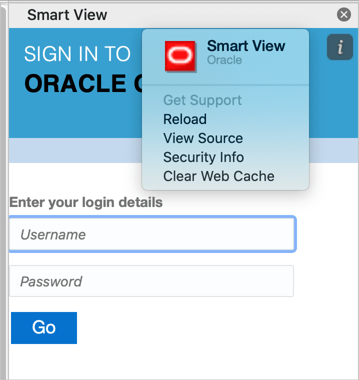 Personality menu drop-down with Clear Web Cache menu item at the bottom of the list