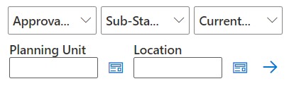 Filter options
