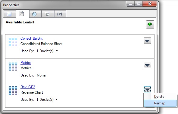 The Action drop-down menu with the options of Delete and Remap The Action drop-down menu with the options of Delete and Remap