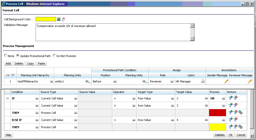 Data Validation Rule to Add the Human Resources Manager as Reviewer Data Validation Rule to Add the Human Resources Manager as Reviewer