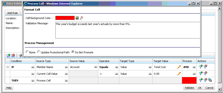 Data Validation Rule at Design Time Data Validation Rule at Design Time