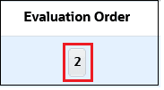 Evaluation Order with 2 specified