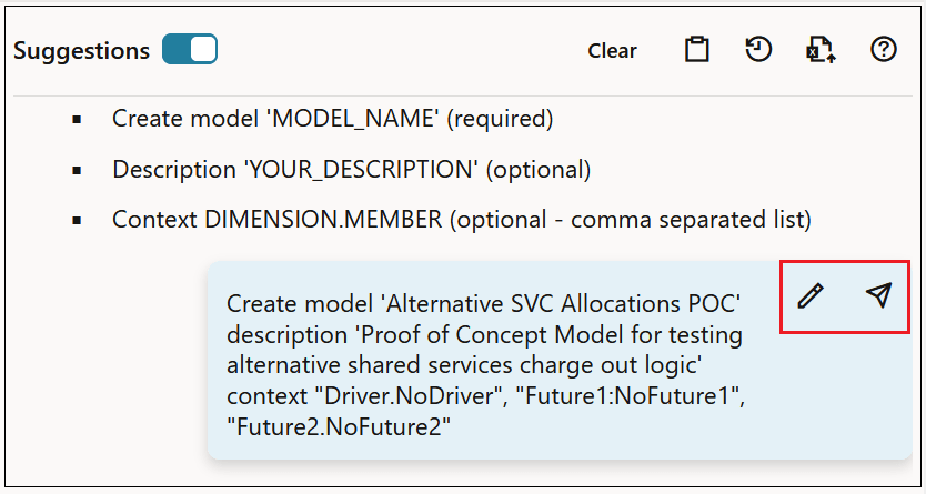 Suggestions highlighting the Refine and Resend buttons