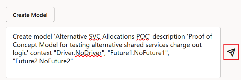 Sample request with the send button highlighted