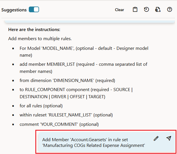 Smart Lookup user request to add a rule set wtih the final user request displayed Smart Lookup user request to add a rule set wtih the final user request displayed