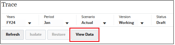 View Data icon