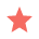 Red color star icon