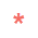 Red asterisk