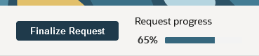Record information panel in resource request record headers.