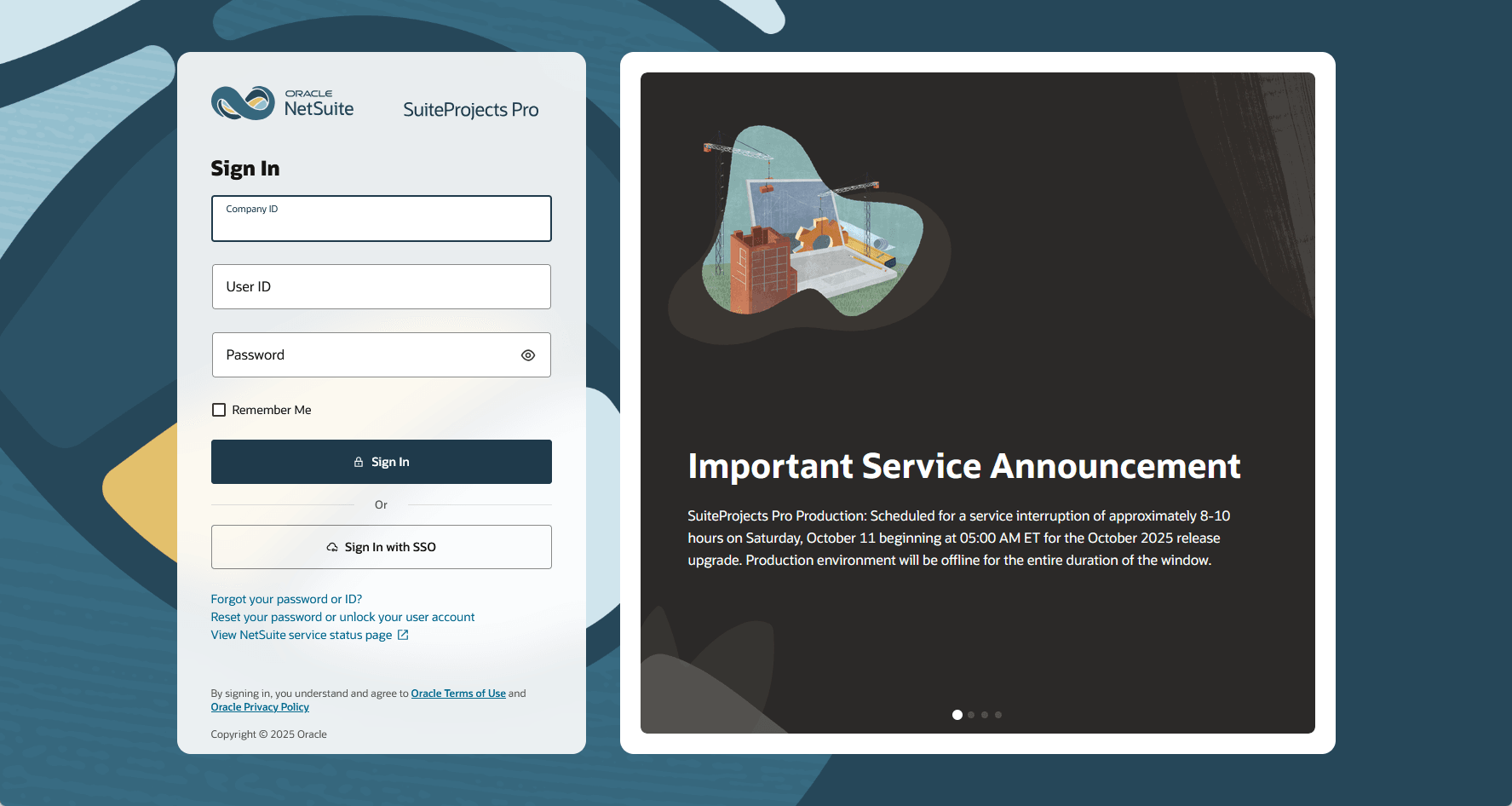 Redesigned Sign-In Page