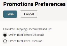 Promotions preferences.