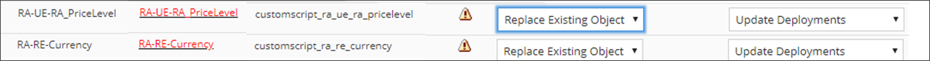 Upgrade conflicts