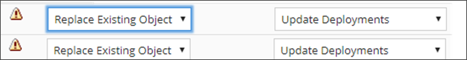 Upgrade conflicts subset view