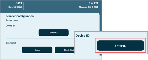 Scanner configuration