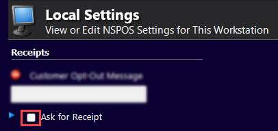 Do not auto print options