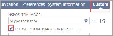 Use web store image