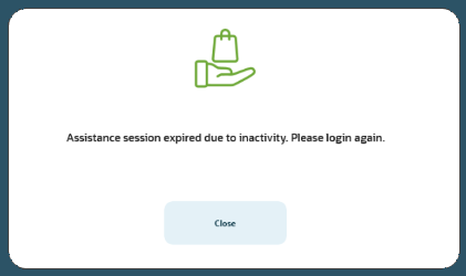 Assistance session timeout