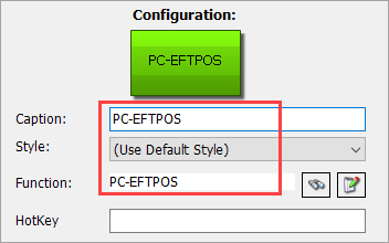 Configure button with new function