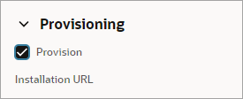 RA Workstation Provision check box