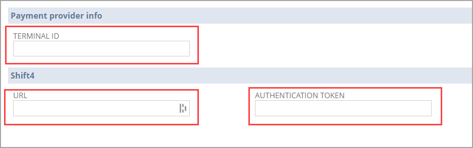 Shift4 setup for NSPO 2020.1.X