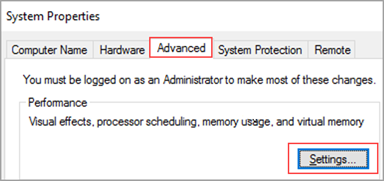 Advanced Settings