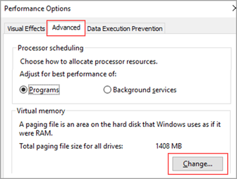 Advanced tab change