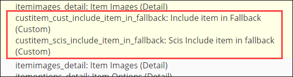 Fallback Catalog Limit field set 7