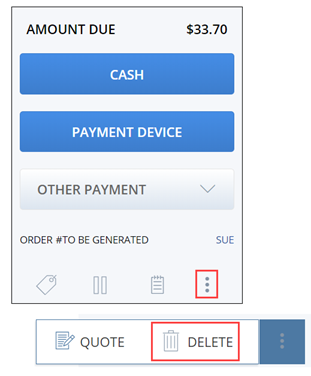 Deleting a Transaction