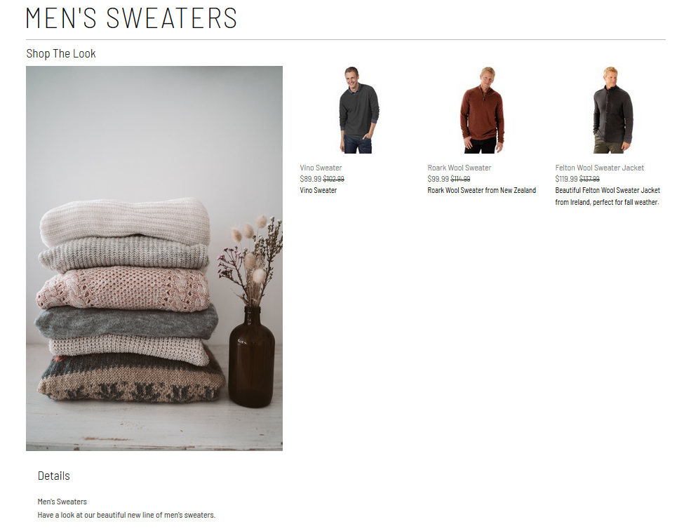 Fall Season Men's Sweaters Look Book