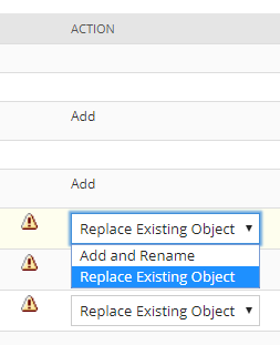 Replacing Existing Objects in Bundle Install