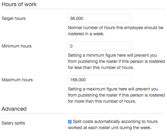 Wages - Hours of work