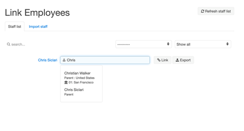 Mapping Adi employees to NetSuite