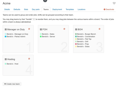 Adi Insights team schedule tab