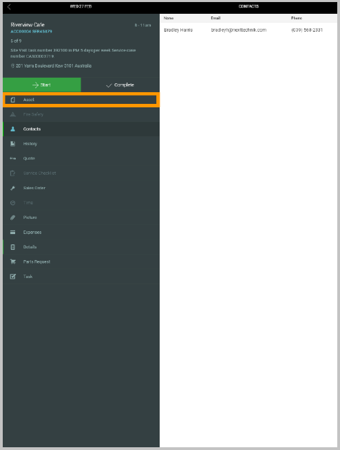 Asset icon appearance in large tablets.
