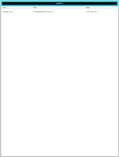 Control bar appearance in large tablets