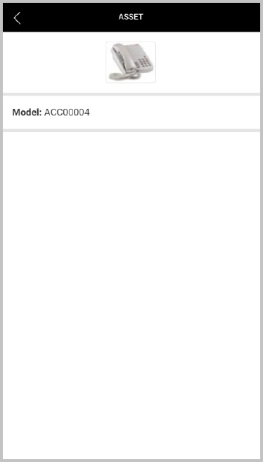 Tab asset appearance in smartphones.
