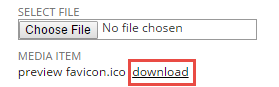 Download link on a sample file.