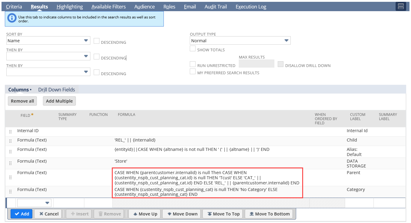 The NSPB Customer Planning Category ID with the correct NSPB prefix.