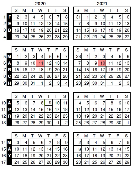 Calendar with start date and end date highlighted.