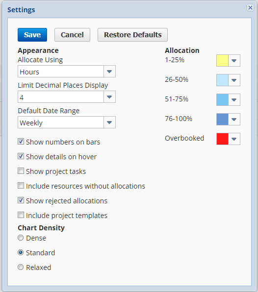 RAChart_Settings