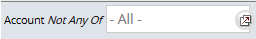 Account Not Any Of footer option.