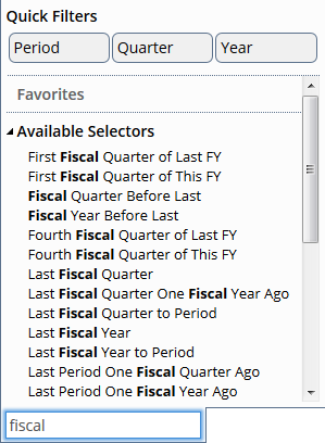 Aging search field