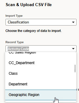 CSV segment example.